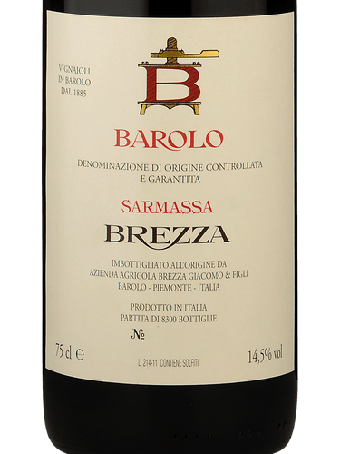 2021 Brezza Barolo Sarmassa