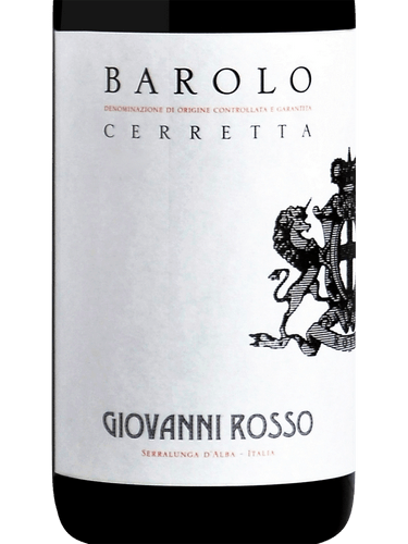 2021 Giovanni Rosso Barolo Cerretta