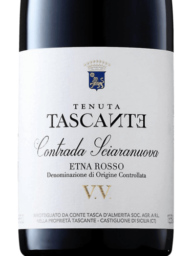 2016 Tasca d'Almerita Tascante Etna Rosso Contrada Sciaranuova Vigna Vecchia
