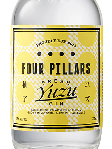 Four Pillars Fresh Yuzu Gin