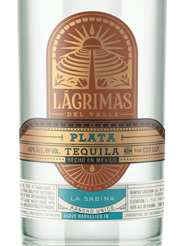Lagrimas del Valle 2024 La Sabina Tequila Plata