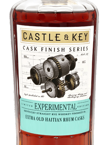 Castle & Key Experimental Rye Aged in Rhum Barrels Whiskey