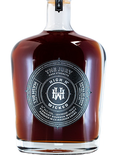 High N' Wicked The Jury 15yr Straight Bourbon Whiskey