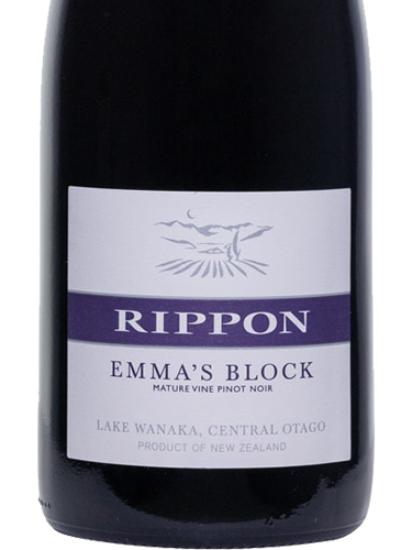 2021 Rippon Emma's Block Pinot Noir