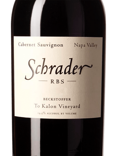 2016 Schrader Cellars Cabernet Sauvignon RBS To Kalon